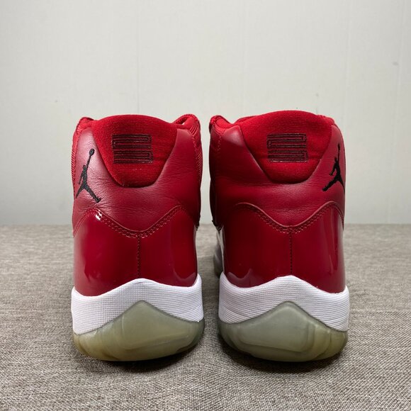 Nike Air Jordan 11 Retro Win Like 96 Men's 13 Gym Red Black-White 378037-623 - Picture 4 of 15